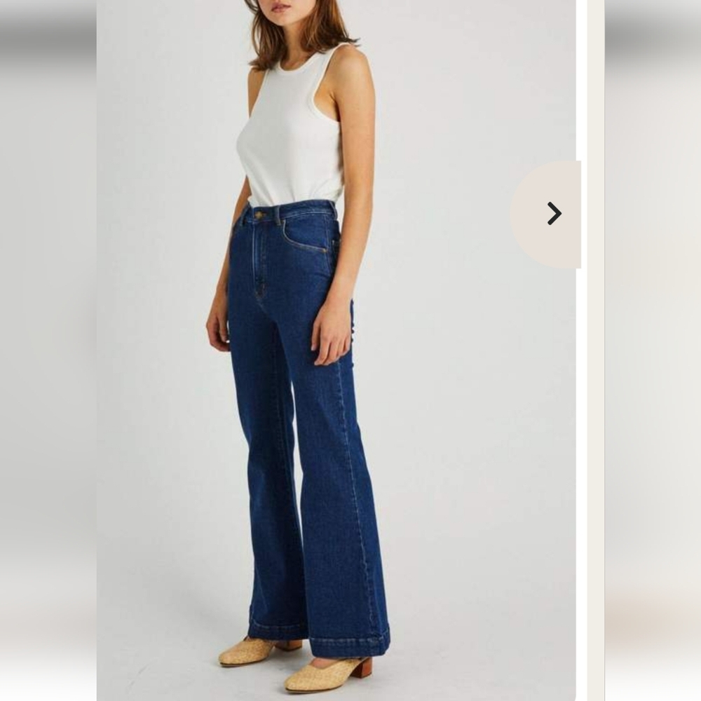 Rolla's East Coast Flare Ankle High Rise Jean In Vintage Indigo